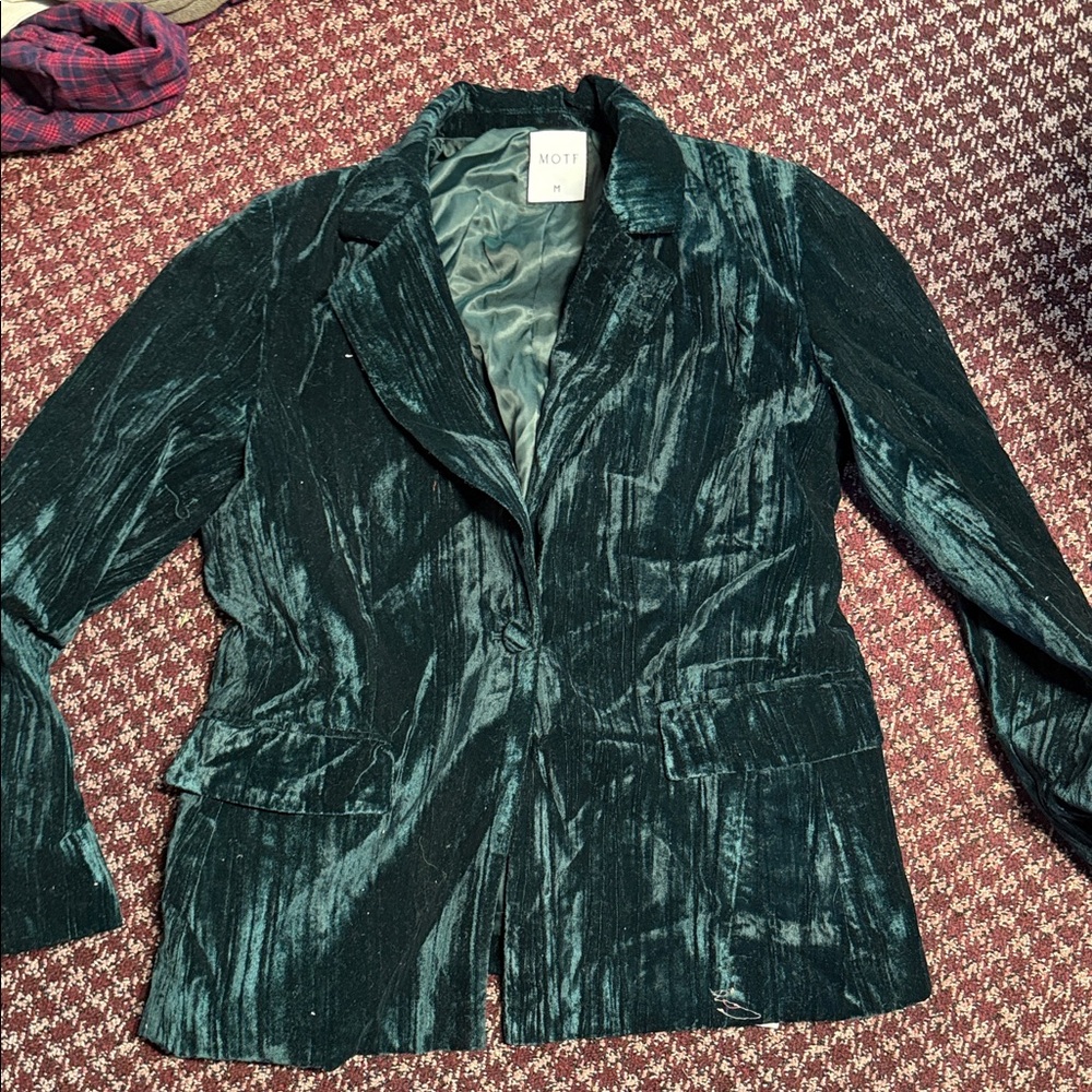 MOTF green blazer